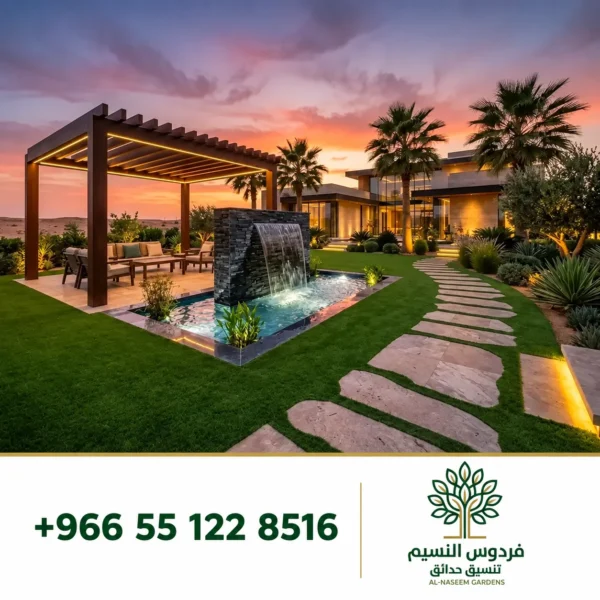 فردوس النسيم بالرياض والدمام تنسيق حدائق 12 600x600